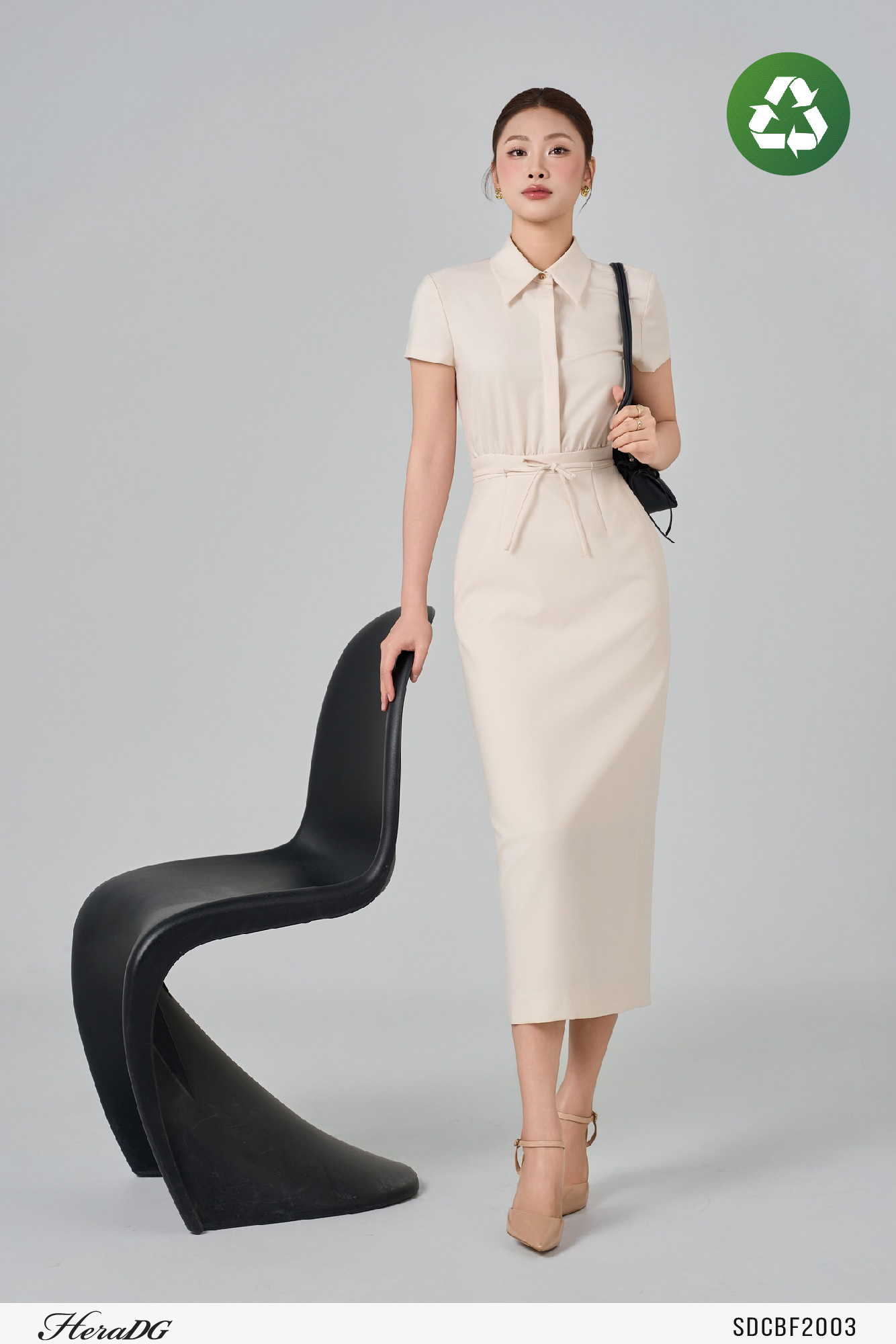 Ảnh của Đầm giả set vai xếp chờm